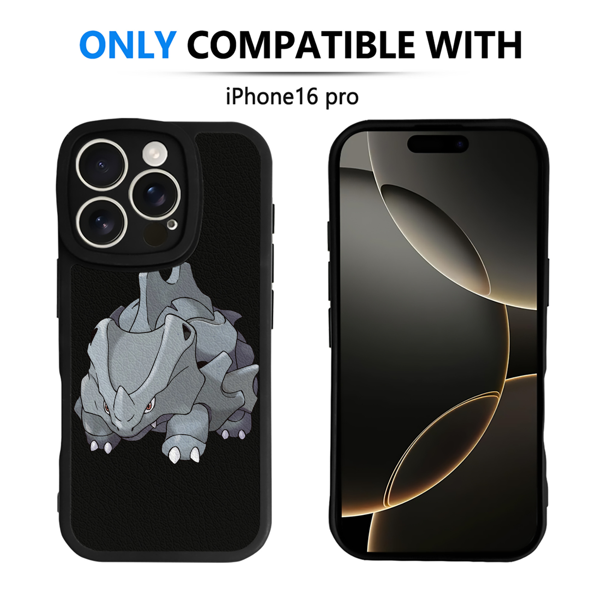 （画像用） ポケットモンスター Pokémon 【iPhone 16シリーズ対応】シリコンスマホケース（レザー調） 材質：シリコン